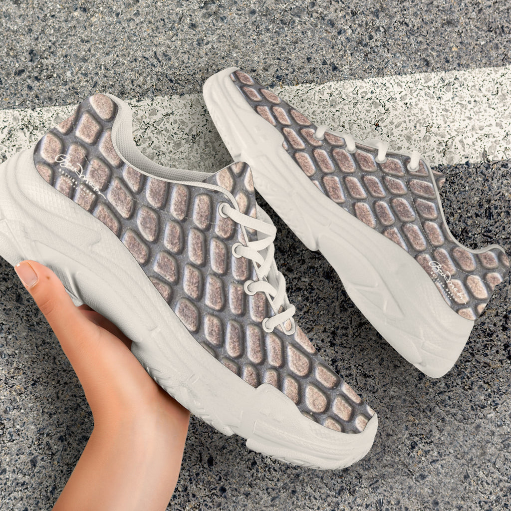 Croc Print Athletic Sneakers