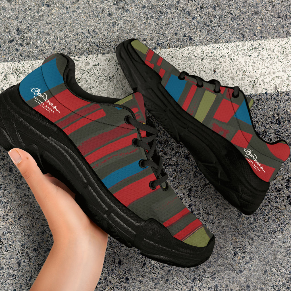 Spirited Geo Athletic Sneakers