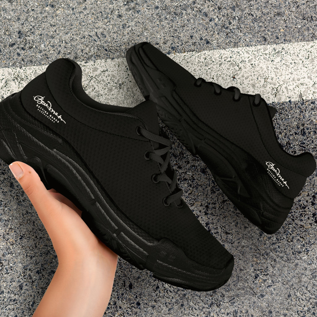 Black Signature Athletic Sneakers