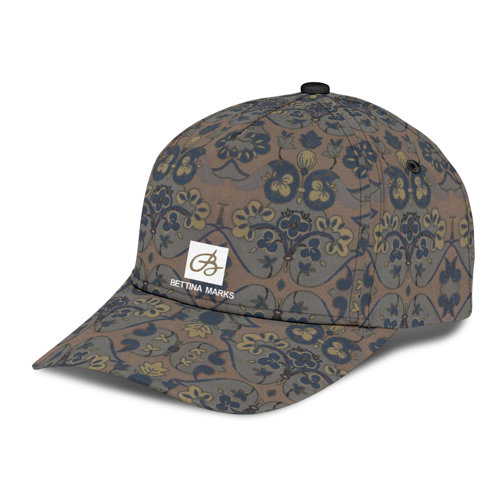 Not Quite Paisley On Light Brown Cap