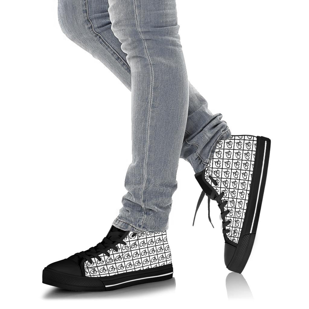 White Bettina Marks High Top Sneakers