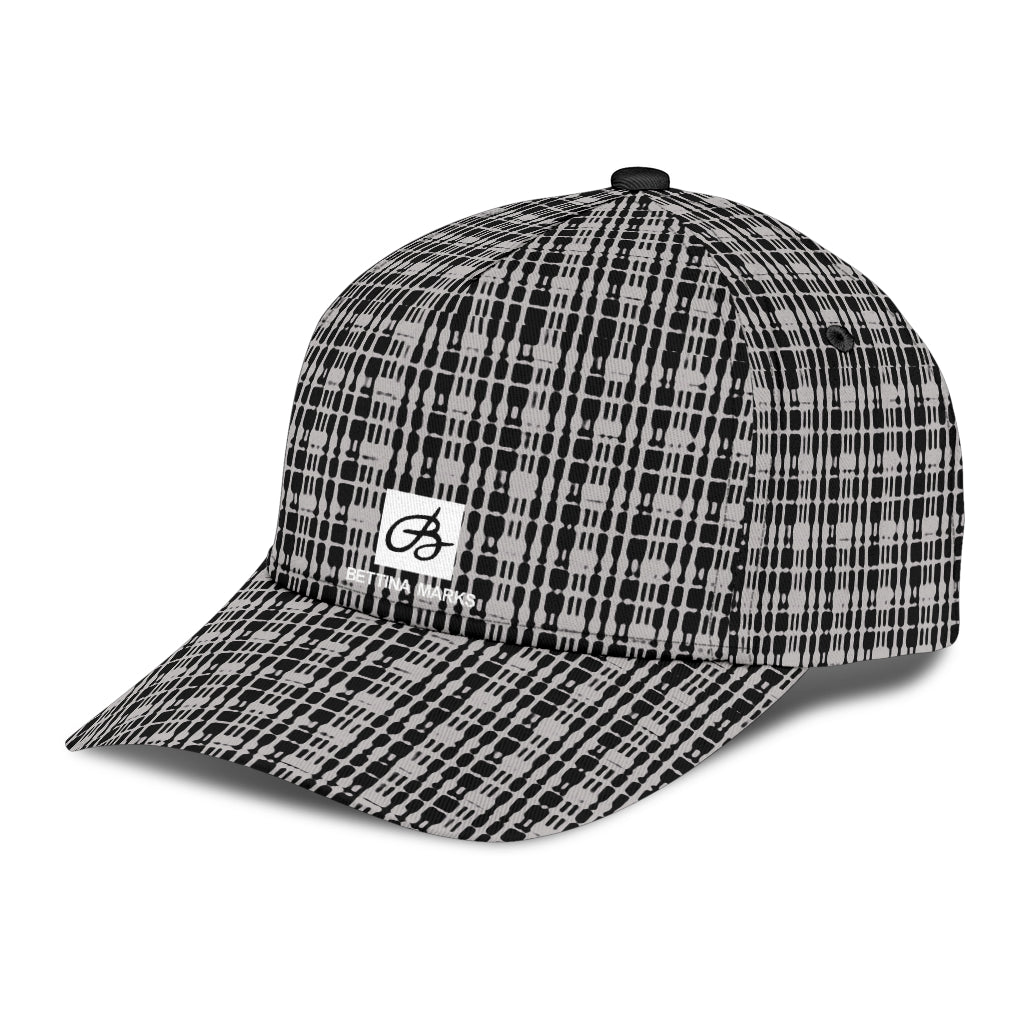 Grey Tight Plaid Cap