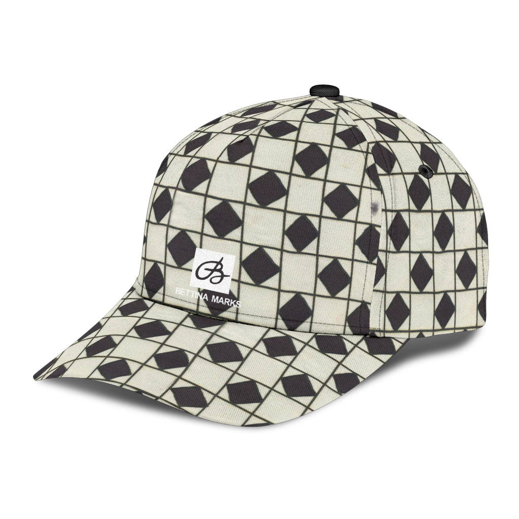 B&W Checkerboard Optical Cap