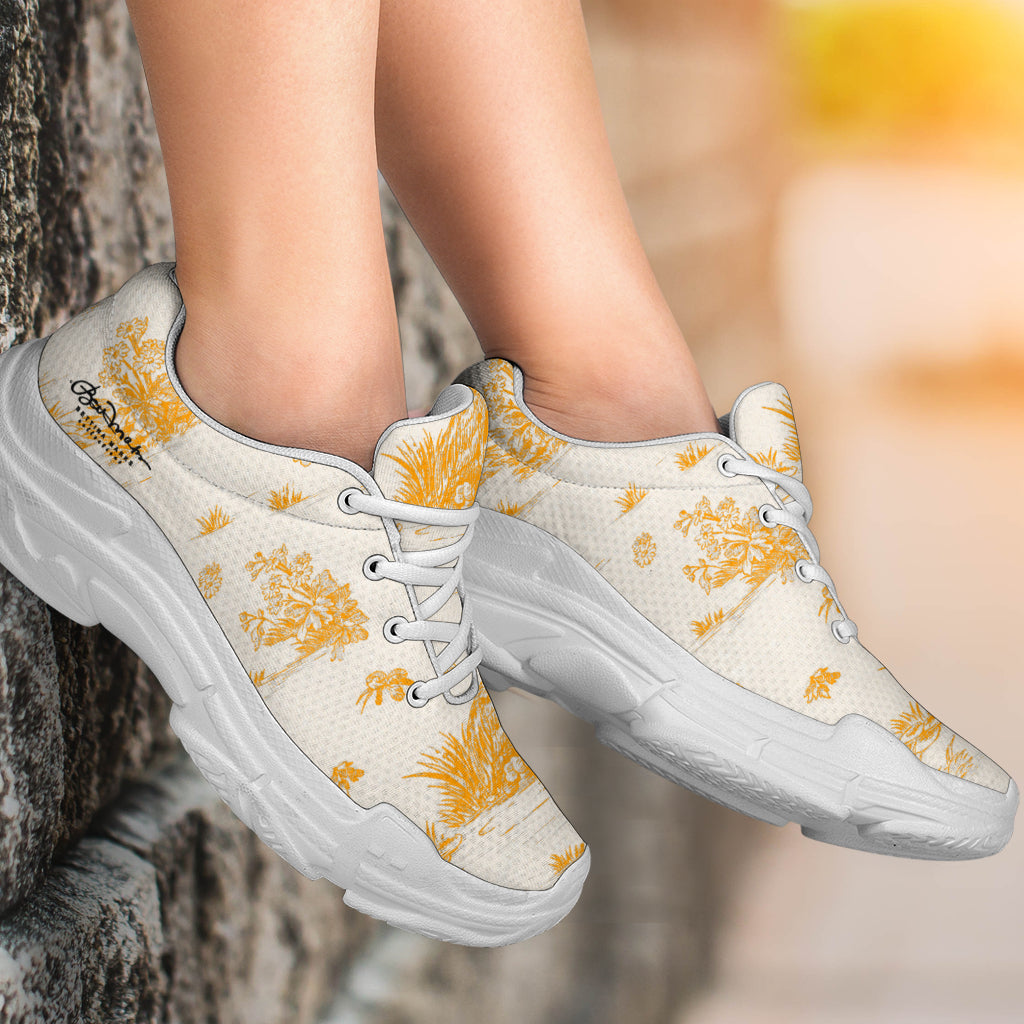 Toiles de Jouy Sacral Orange Athletic Sneakers