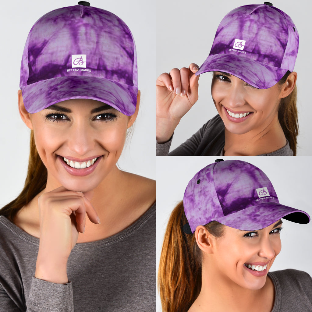 Purple Tie Dye Cap
