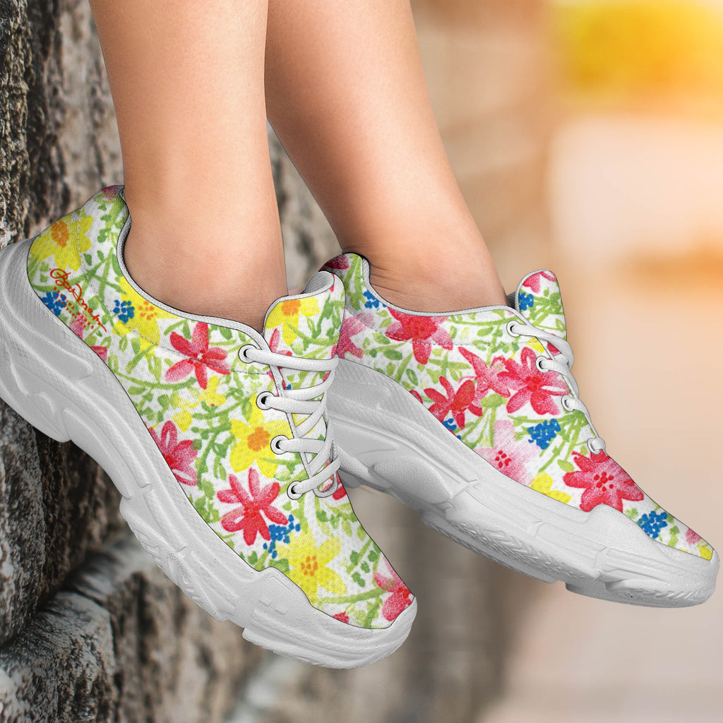 Wild Flower Athletic Sneakers