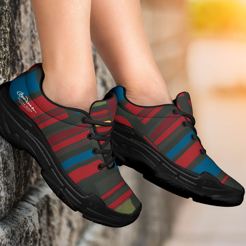 Spirited Geo Athletic Sneakers