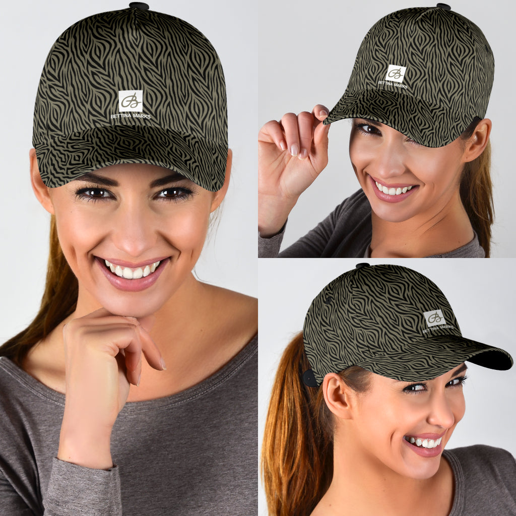Khaki Zebra Cap