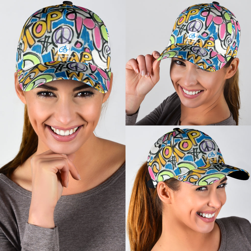 Stop War Now Graffiti Cap
