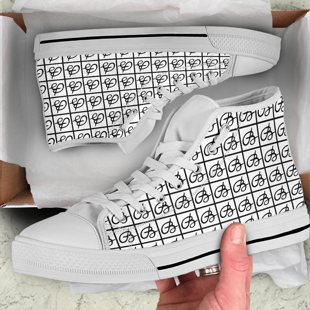 White Bettina Marks High Top Sneakers
