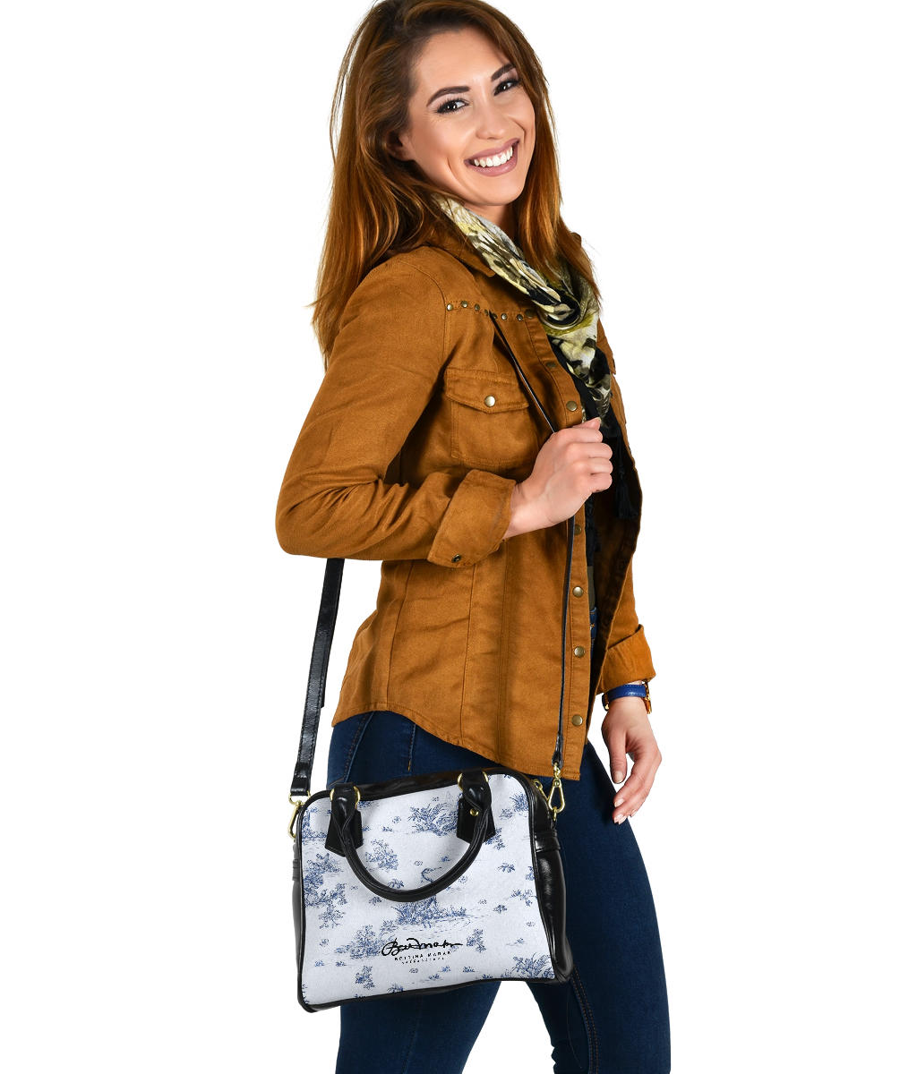 Toiles de Jouy Hand Bag w Shoulder Strap