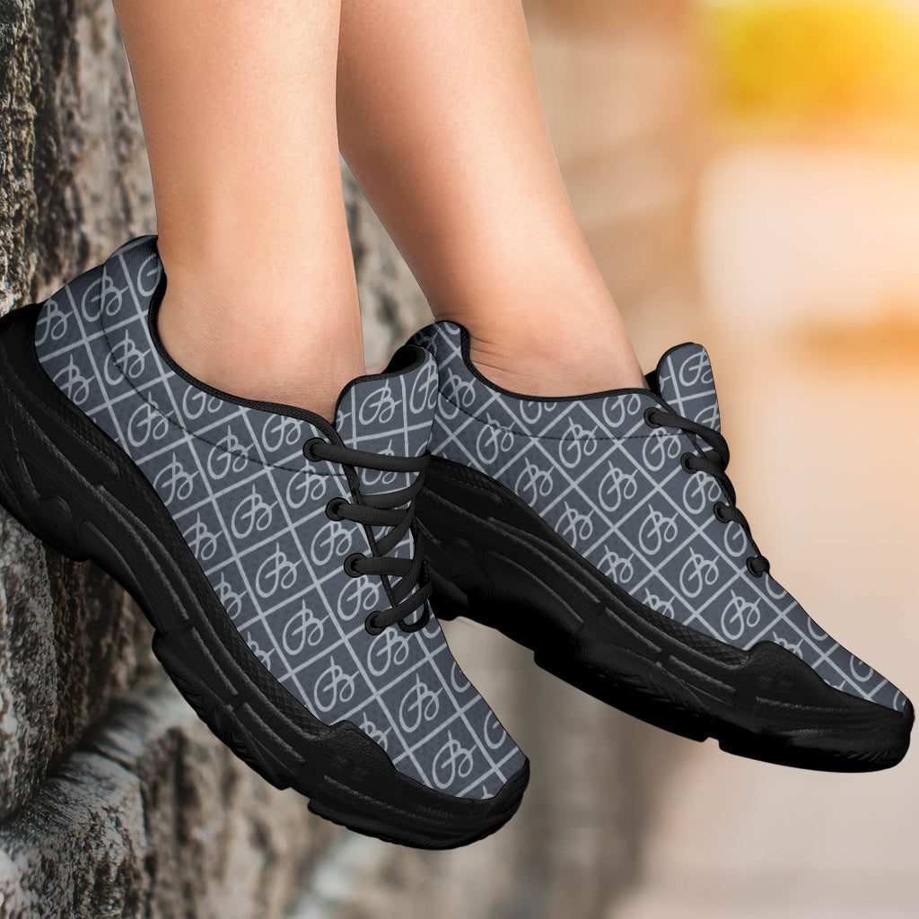 Navy Bettina Marks Logo Athletic Sneakers