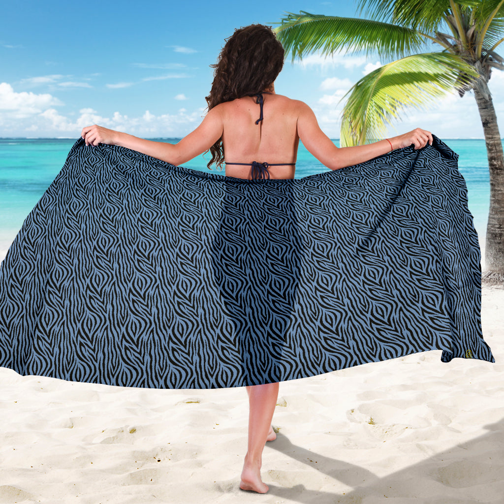 Blue Zebra Sarong