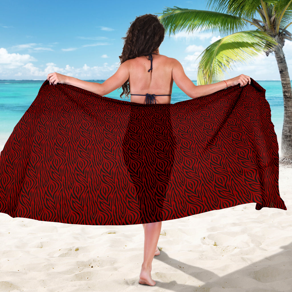 Red Zebra Sarong