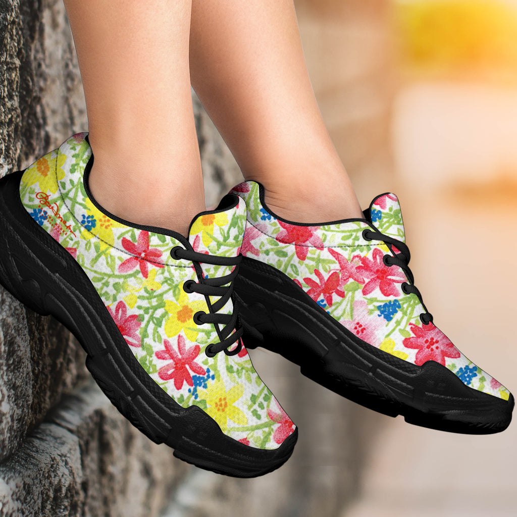 Wild Flower Athletic Sneakers