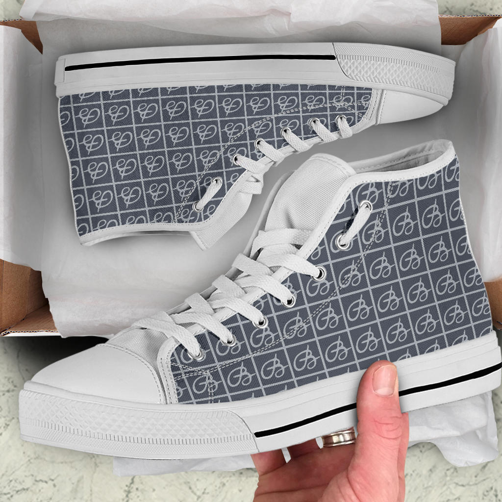 Navy BW Bettina Marks High Top Sneakers