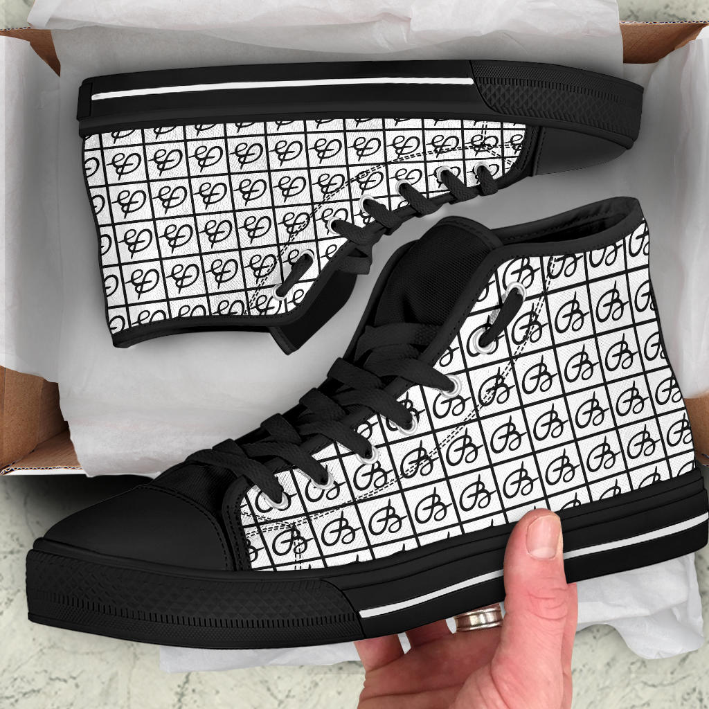 White Bettina Marks High Top Sneakers