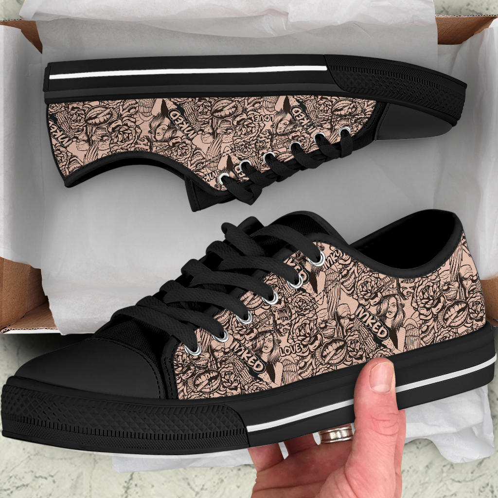 Inked Low Top Sneakers
