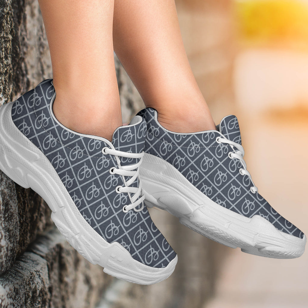 Navy Bettina Marks Logo Athletic Sneakers