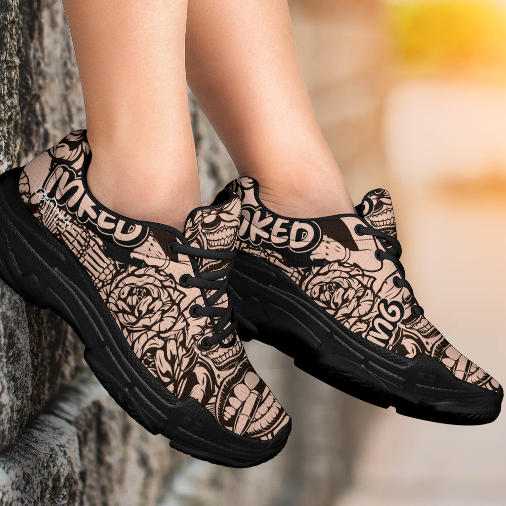 Inked Athletic Sneakers