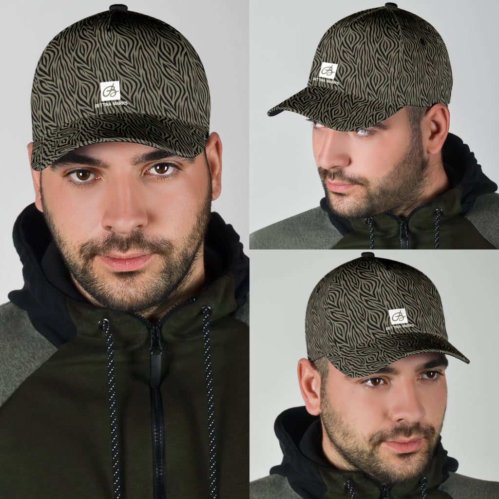 Khaki Zebra Cap