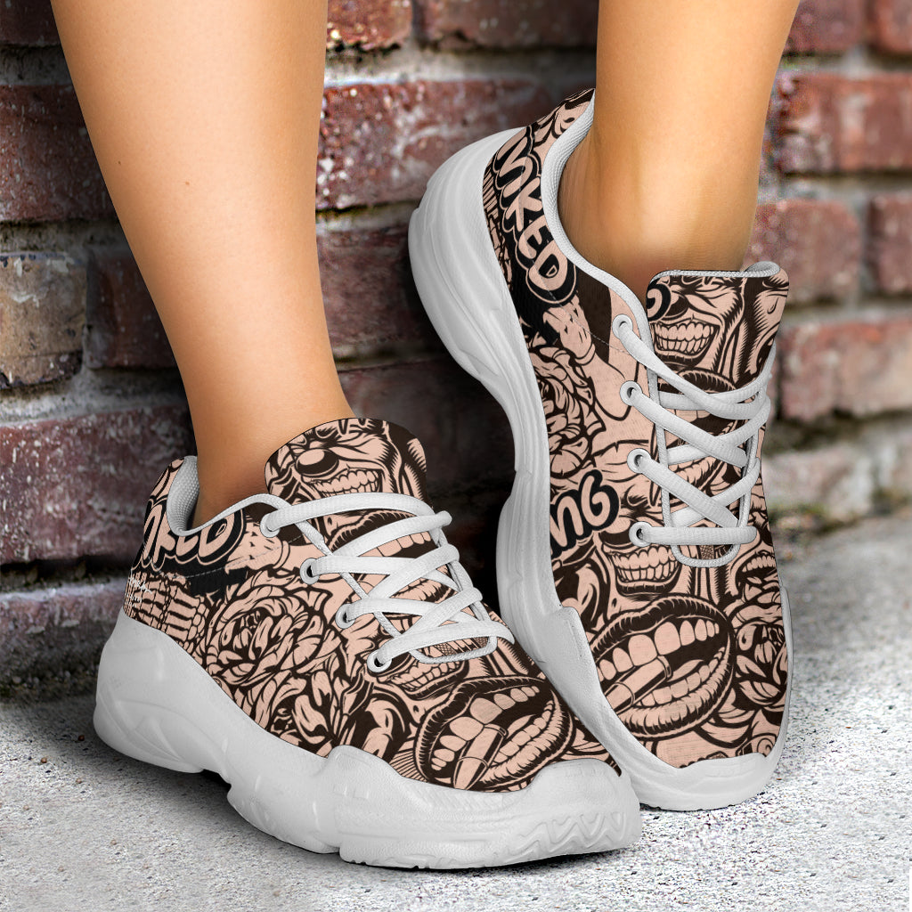 Inked Athletic Sneakers