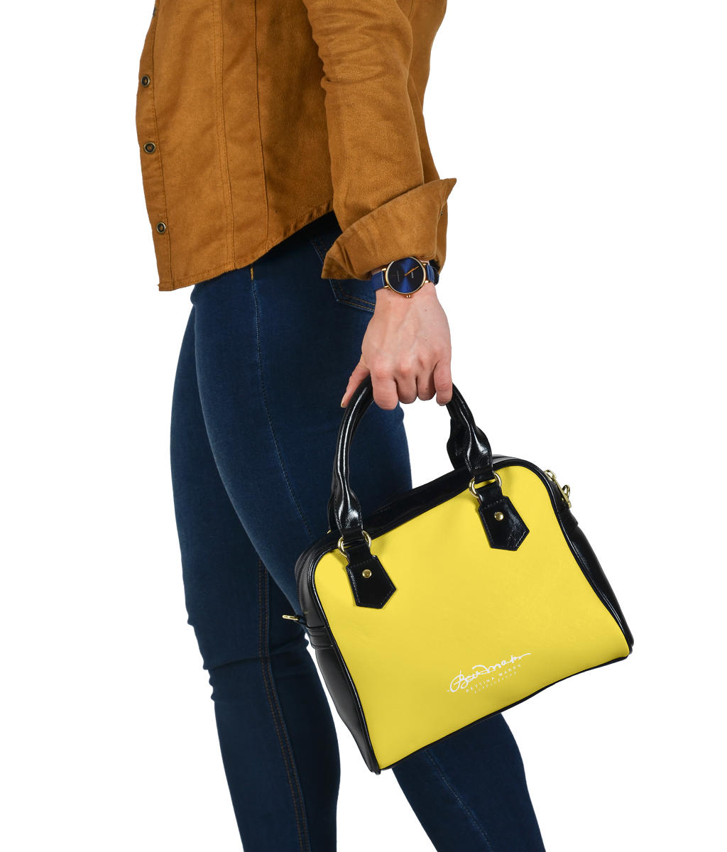 Neon Color Hand Bag w Shoulder Strap