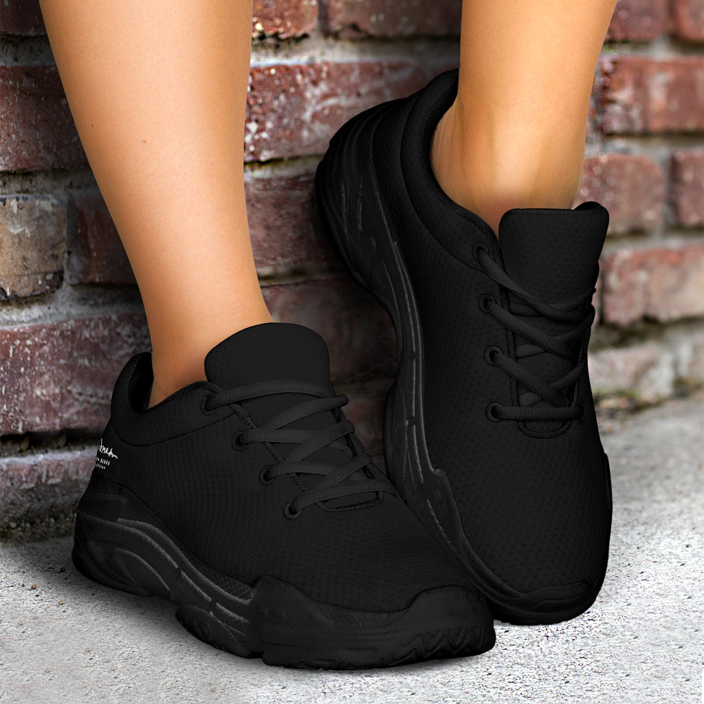 Black Signature Athletic Sneakers