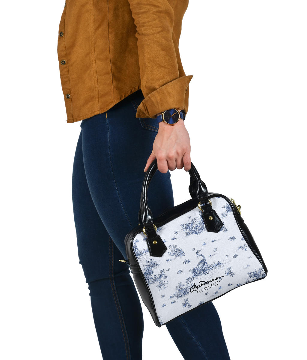 Toiles de Jouy Hand Bag w Shoulder Strap