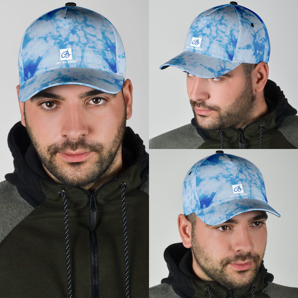 Blue Tie Dye Cap