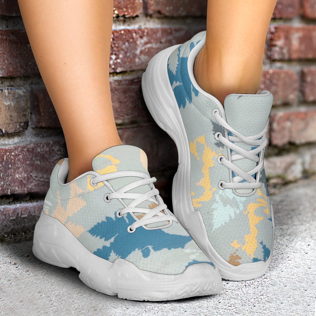 Abstract Forest Athletic Sneakers