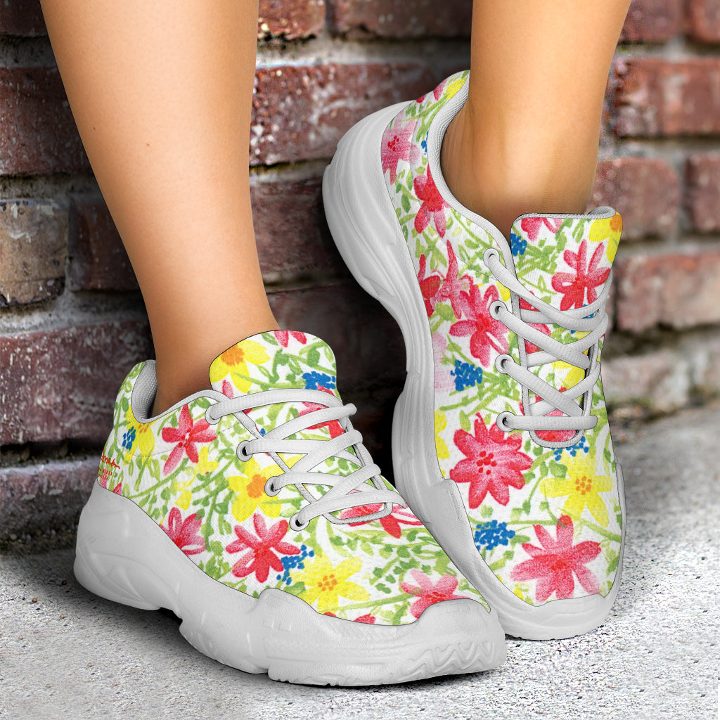 Wild Flower Athletic Sneakers