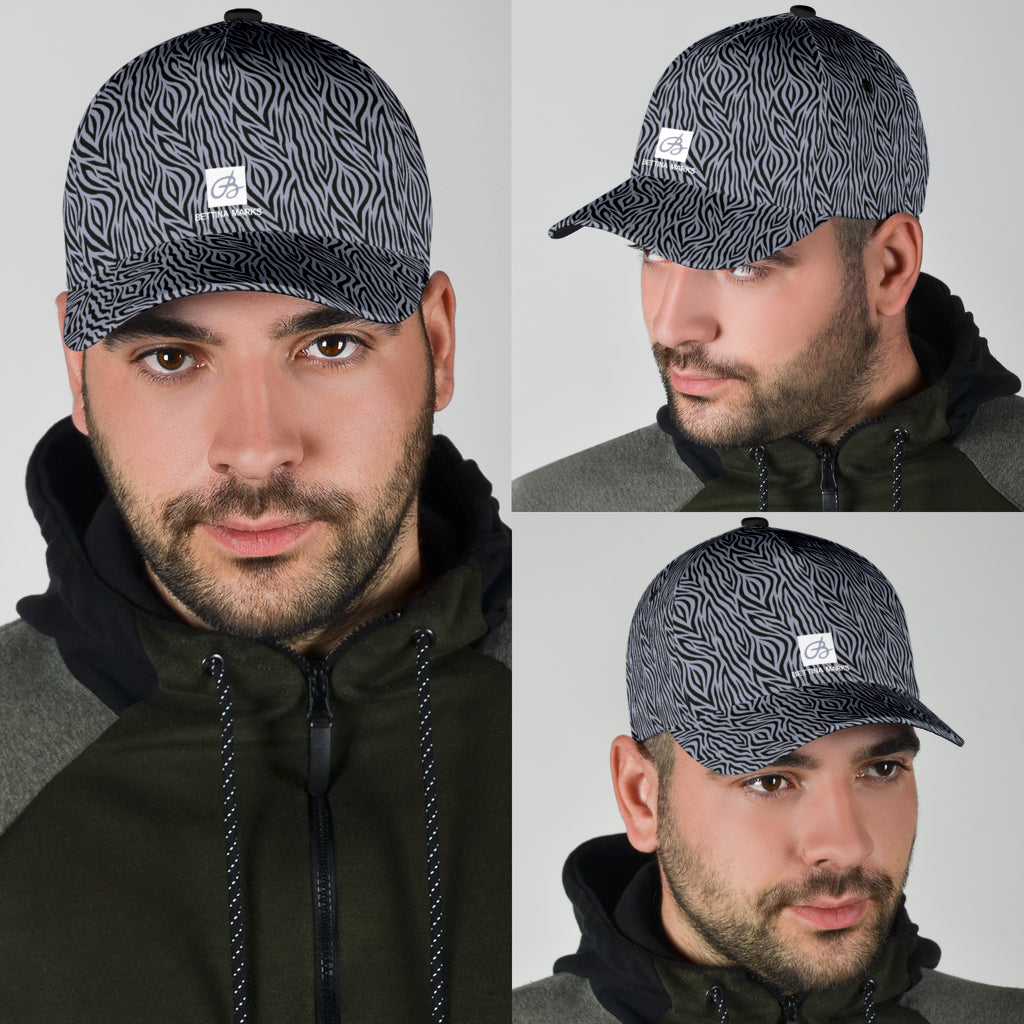 Grey Zebra Cap