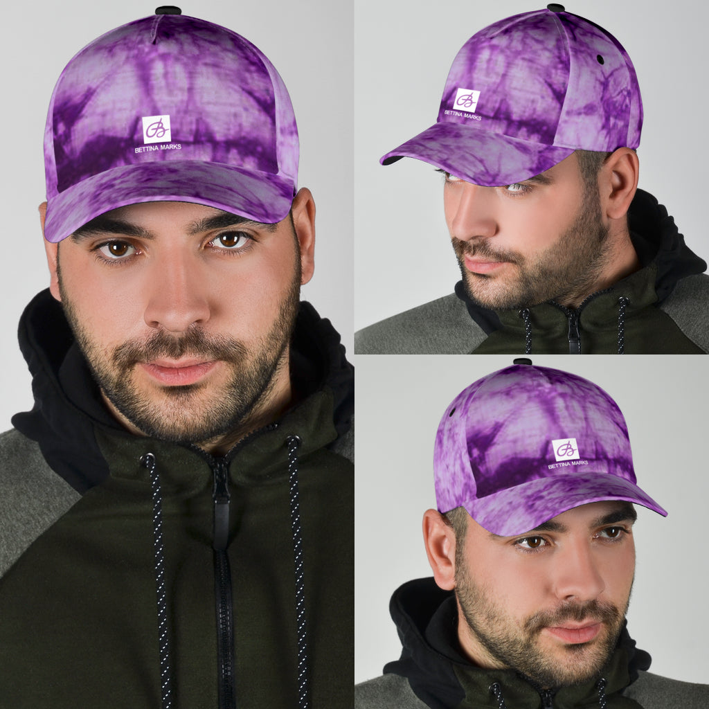 Purple Tie Dye Cap