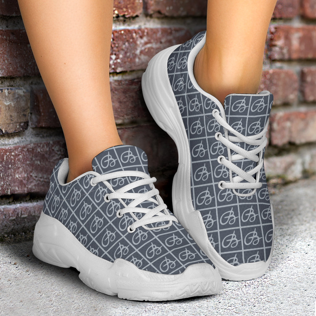 Navy Bettina Marks Logo Athletic Sneakers