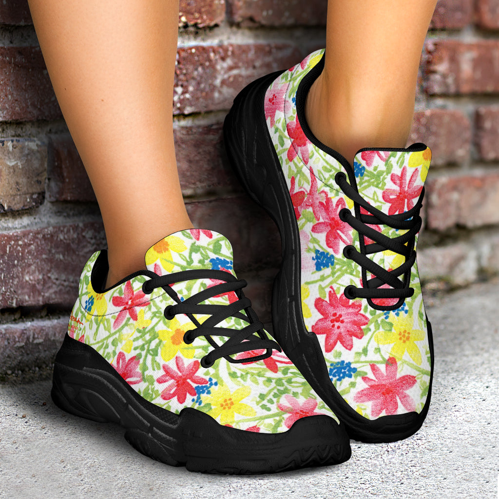 Wild Flower Athletic Sneakers