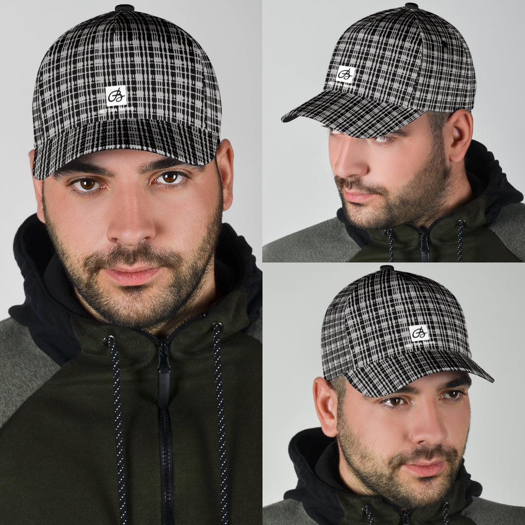 Grey Tight Plaid Cap