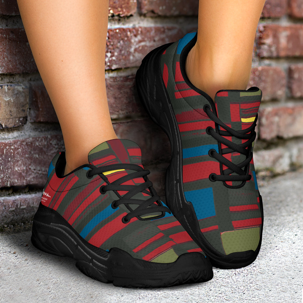Spirited Geo Athletic Sneakers