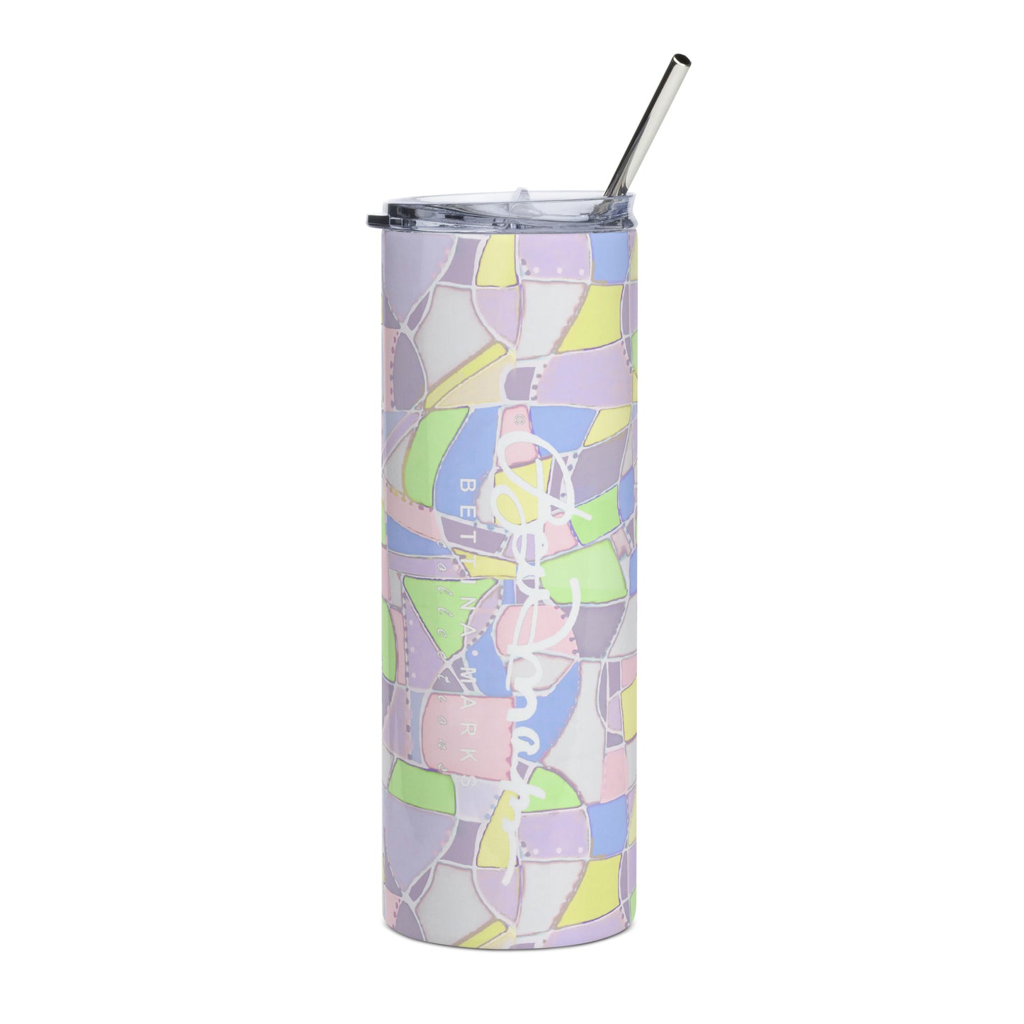 Stainless Savannah Swirl Steel Tumbler