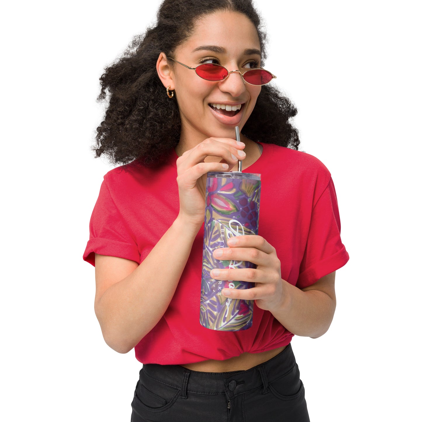 Stainless Seychelles Tropical Steel Tumbler