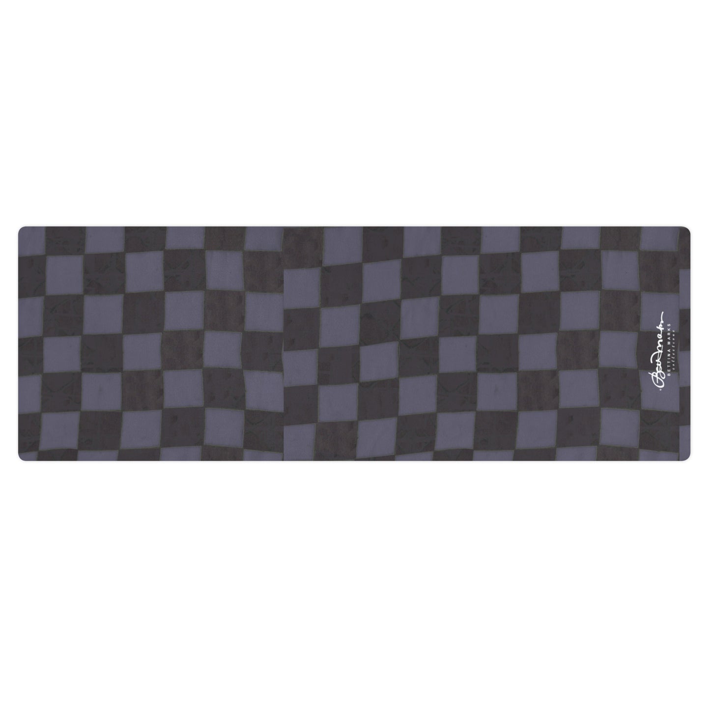 Slate Checkerboard Yoga Mat