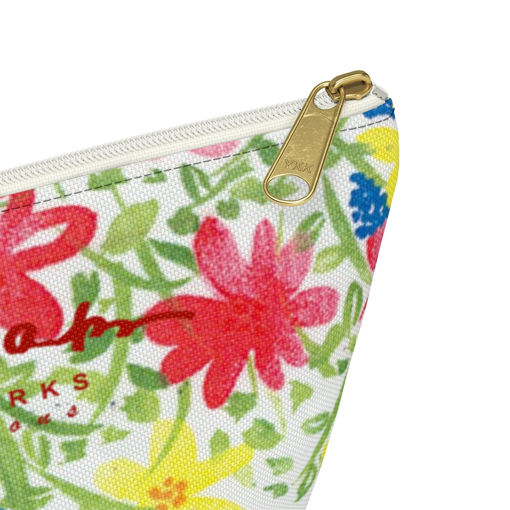 Wildflower Accessory Pouch w T-bottom