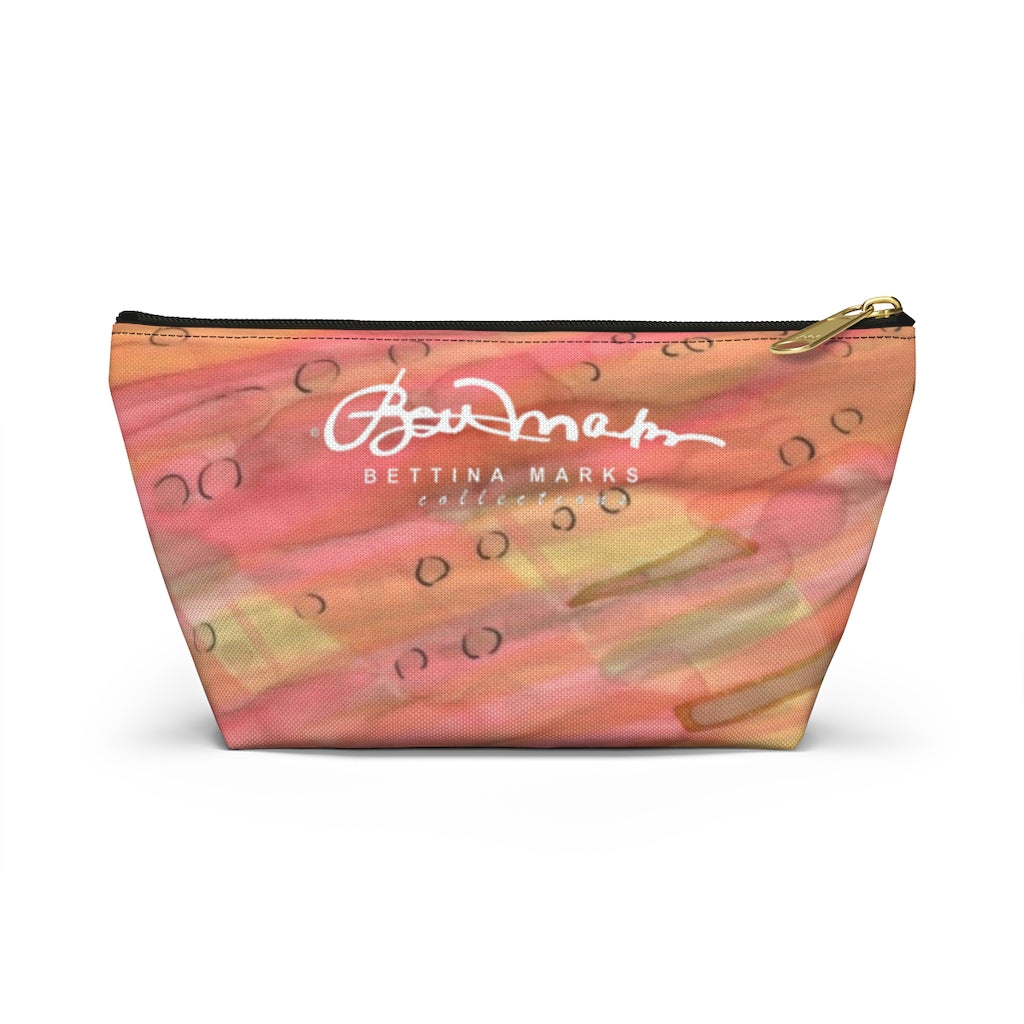 Dreamy Floral Accessory Pouch w T-bottom