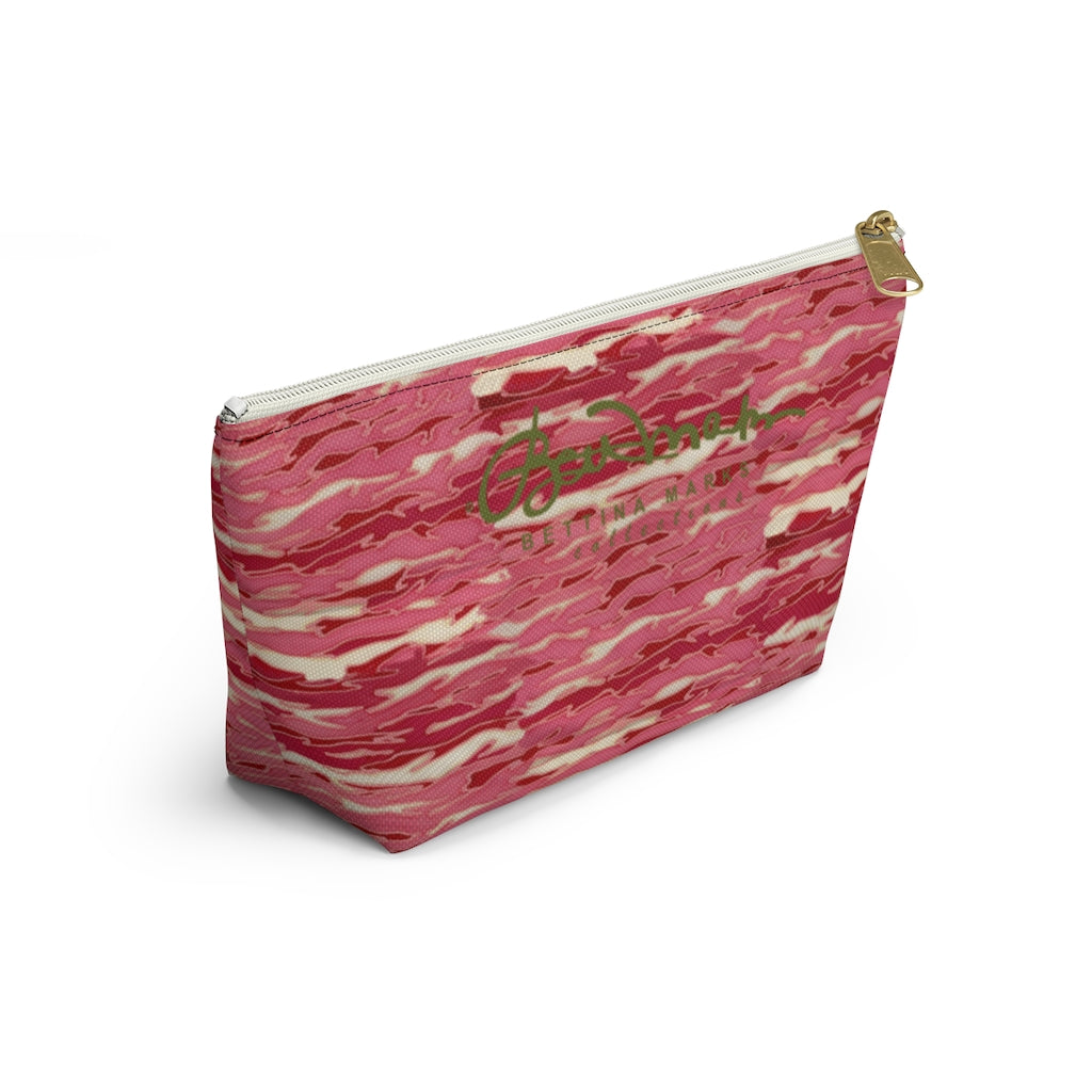 Pink Camouflage Lava Accessory Pouch w T-bottom