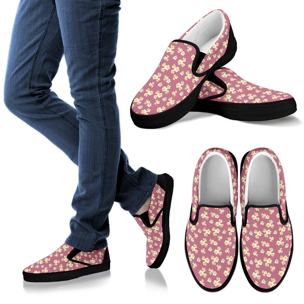 Starburst Floral Slip On Sneakers