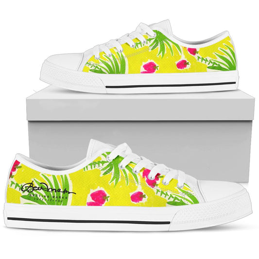 Strawberry Tropic Low Top Sneakers