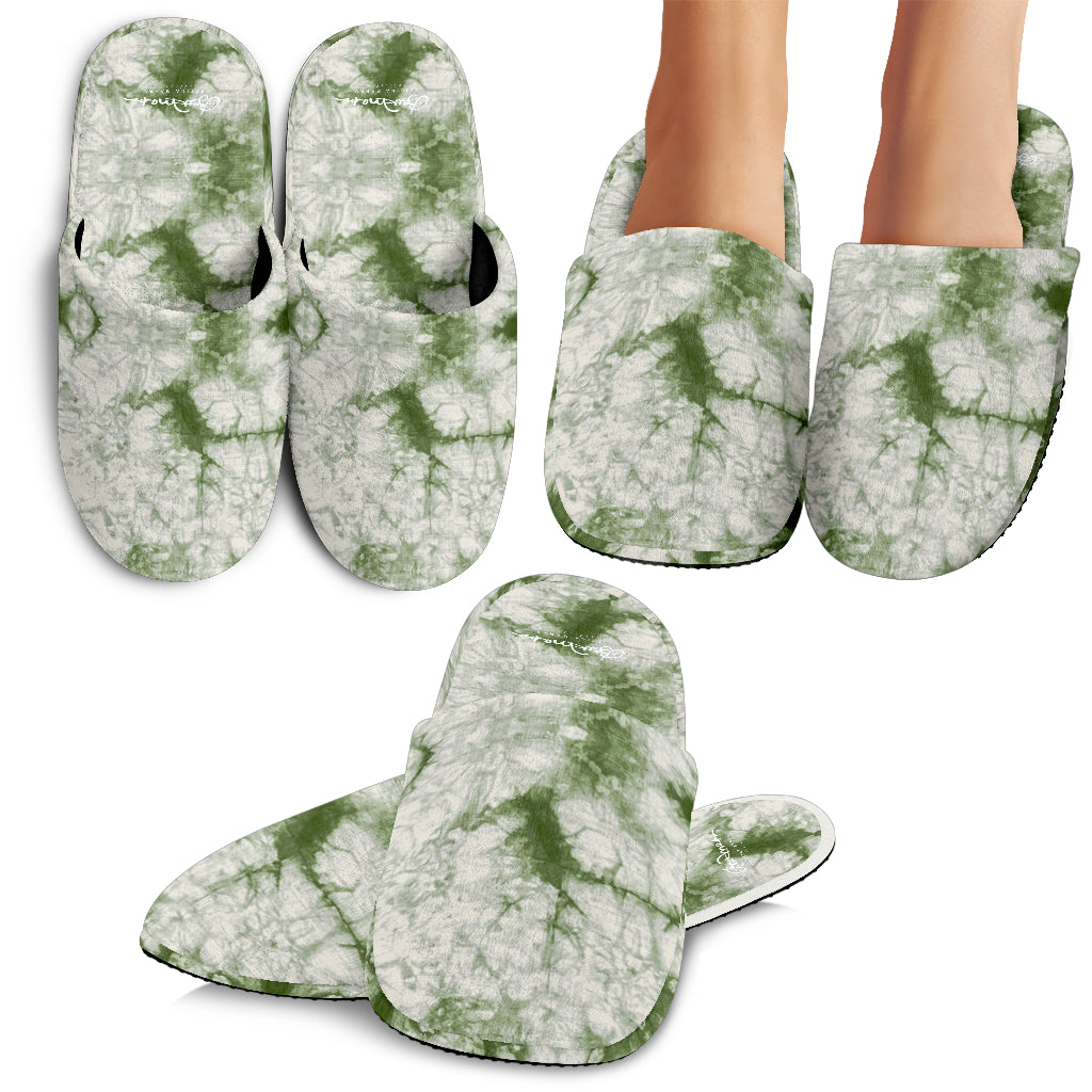 Sage Tie Dye Slipper