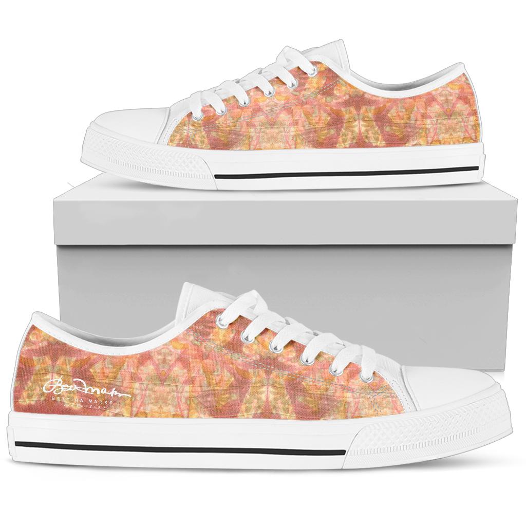 Watercolor Smudge Low Top Sneakers