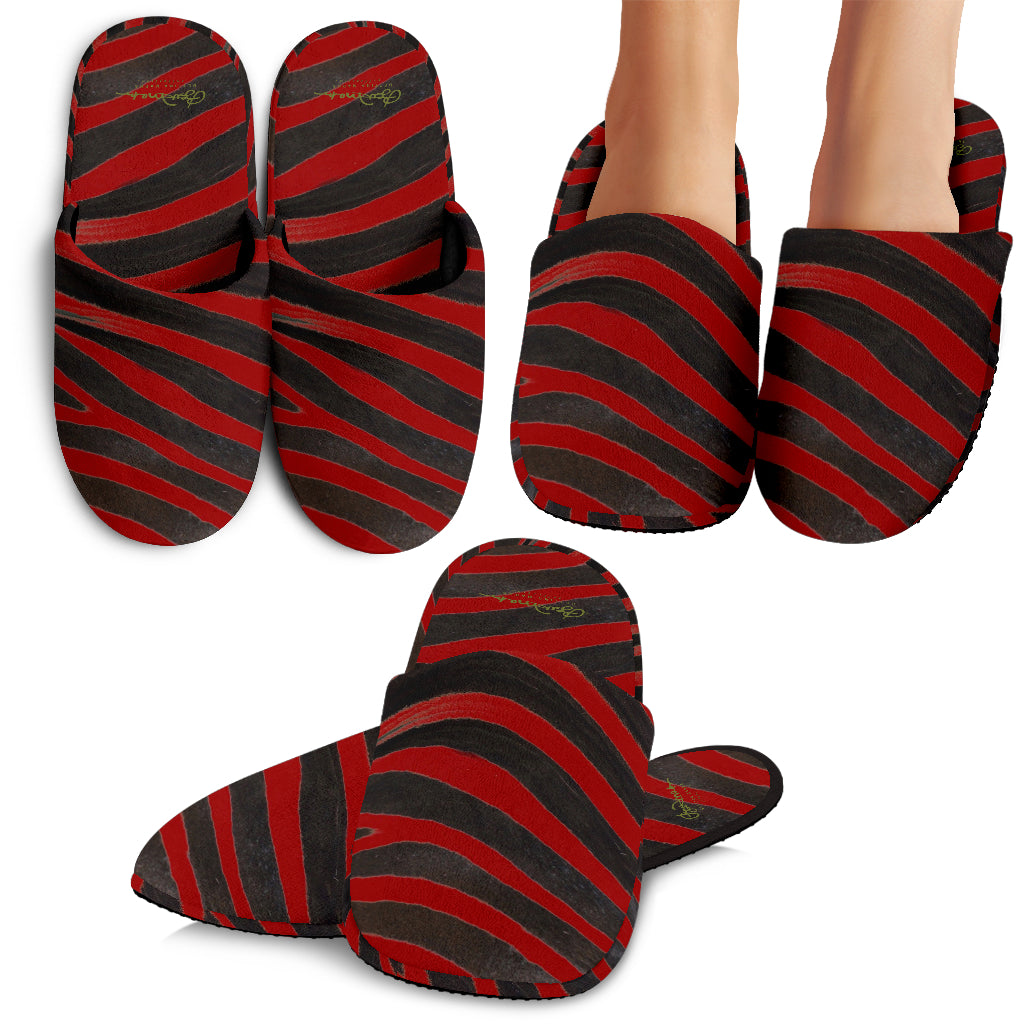 Wild (select color) Zebra Slipper