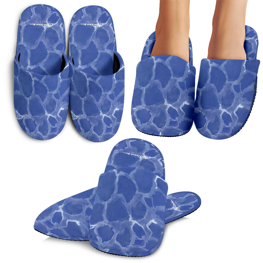 Blue Pool Slipper